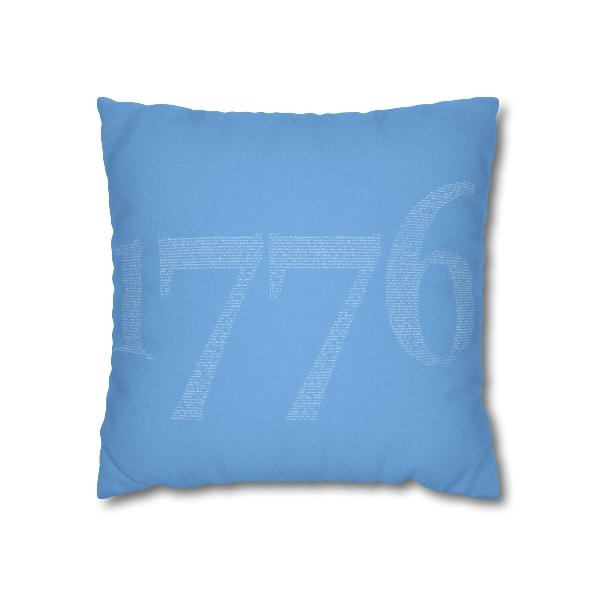 Spun Polyester Square Pillowcase