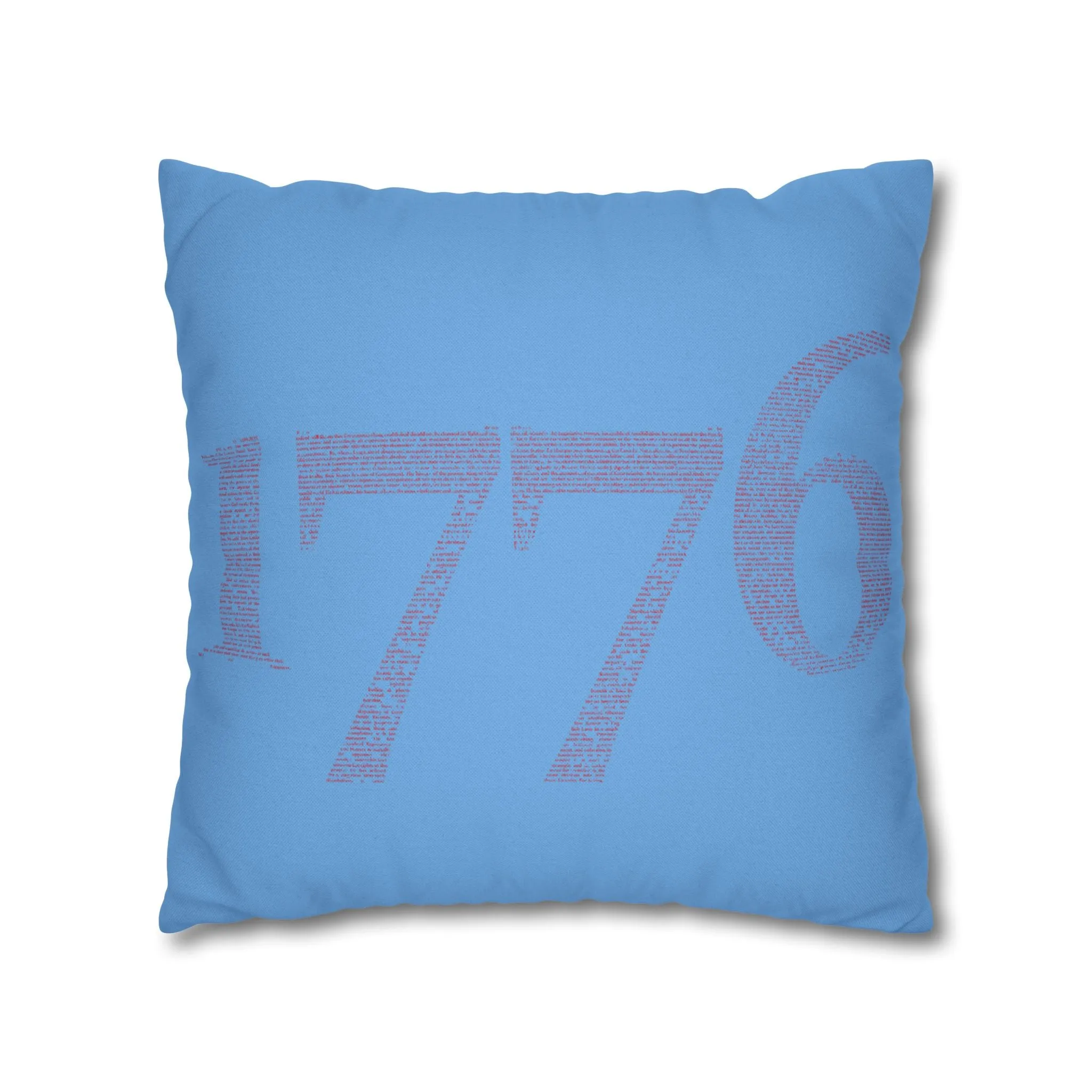 Spun Polyester Square Pillowcase
