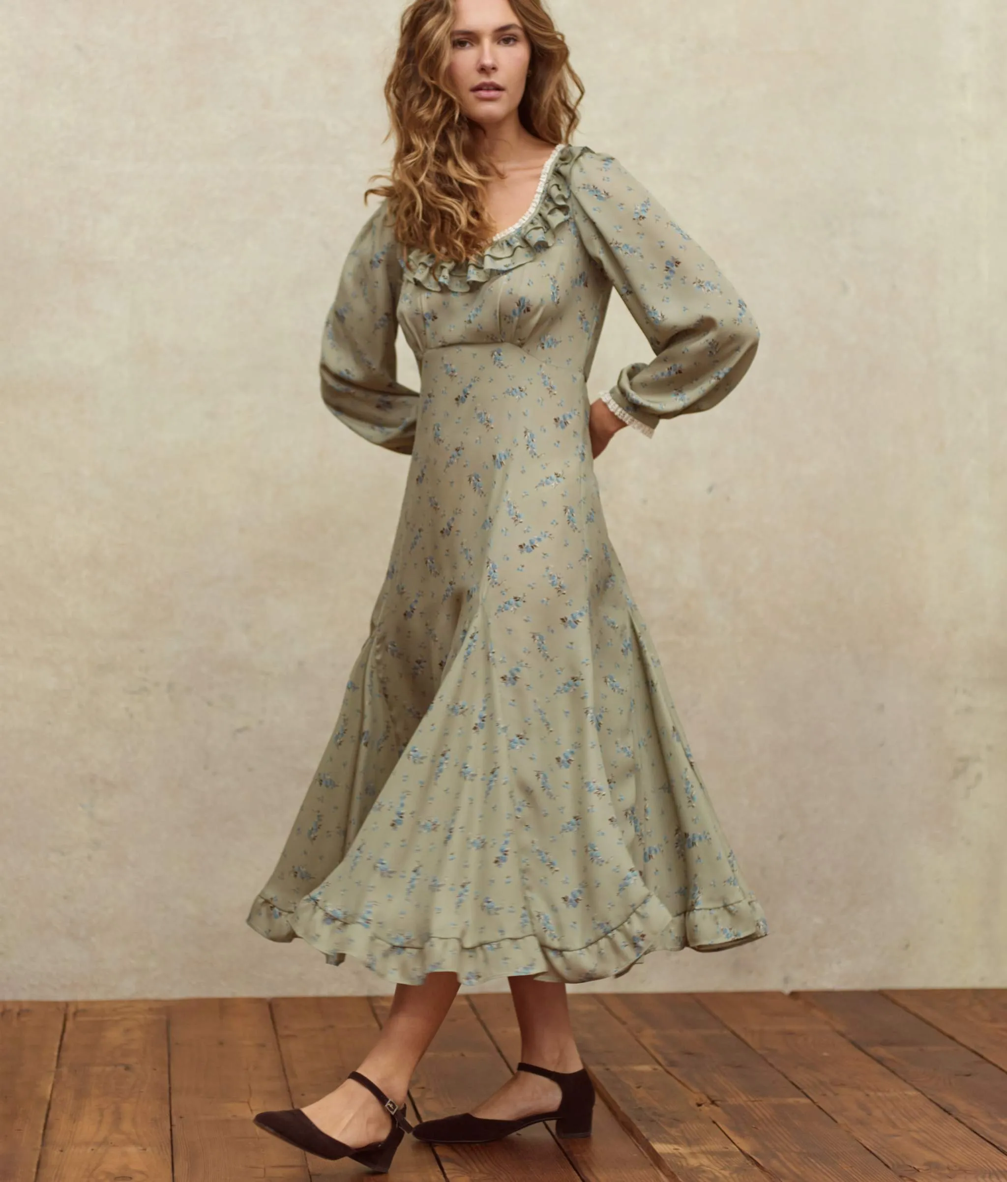 The Ella Dress | Mums Ditsy Fern