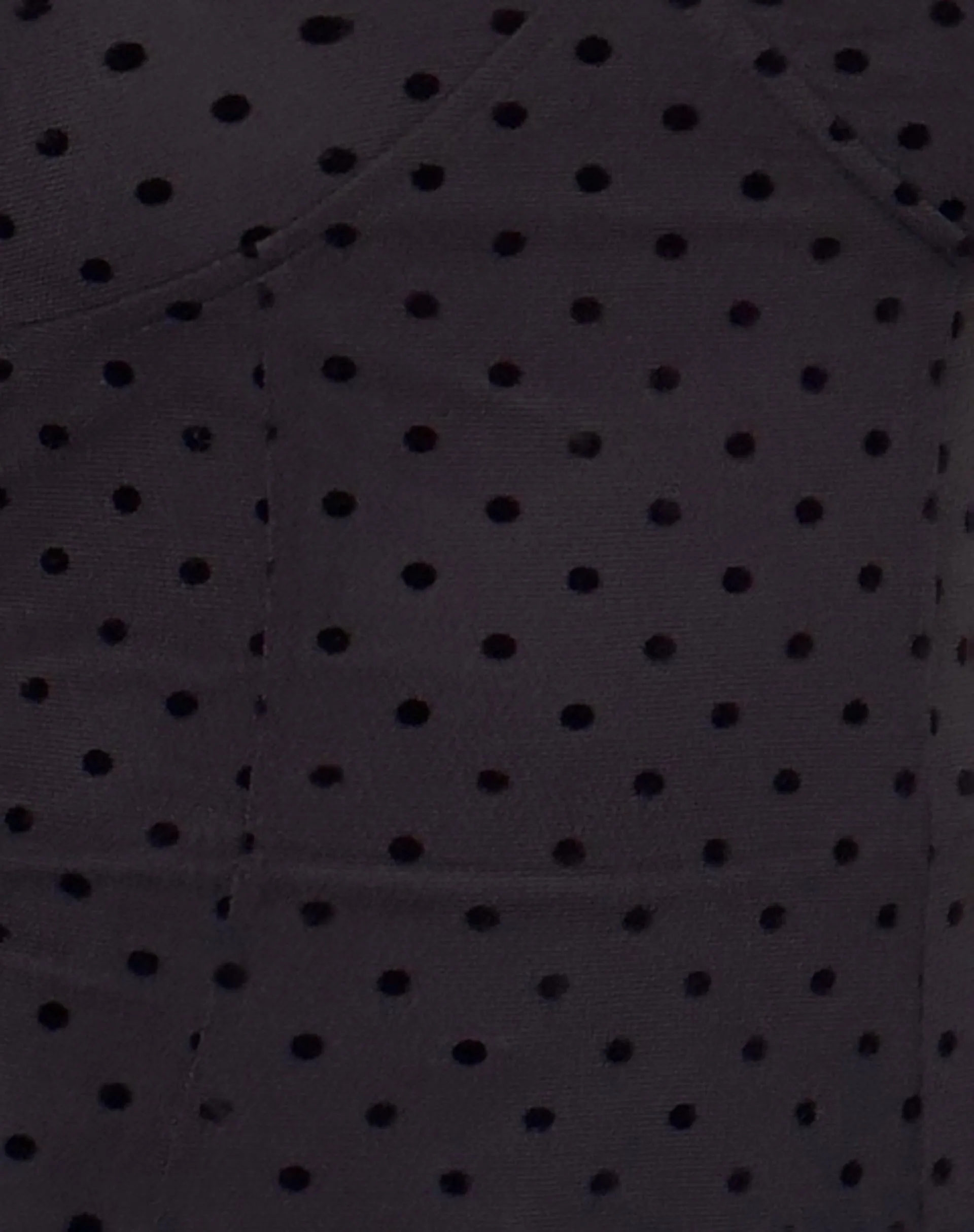 Trisha Mini Dress in Polka Black Flock