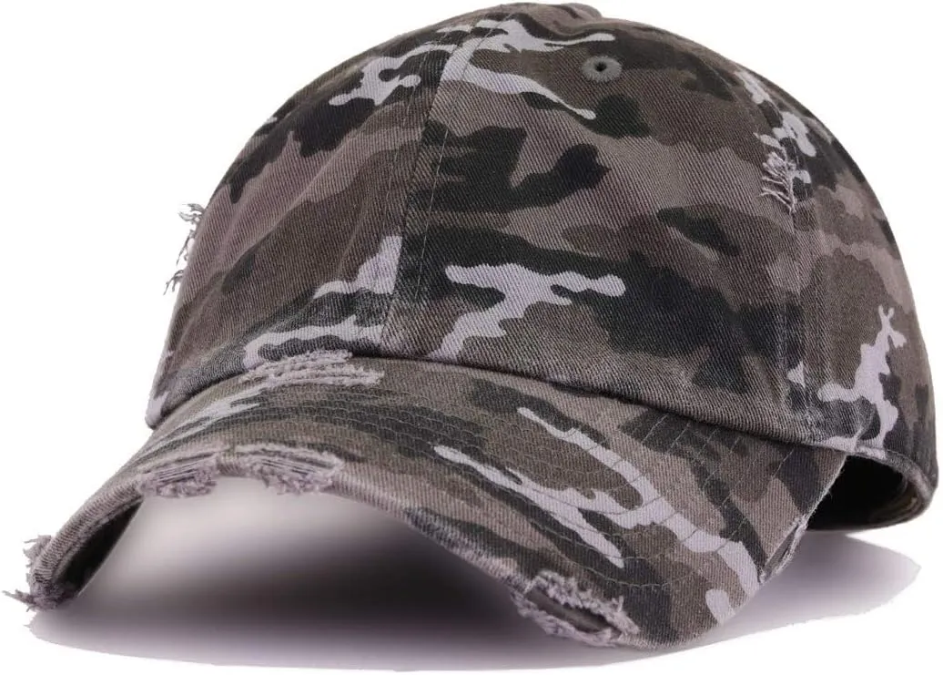 USA Embroidered Vintage Baseball Cap Cotton Adjustable Distressed Dad Hat