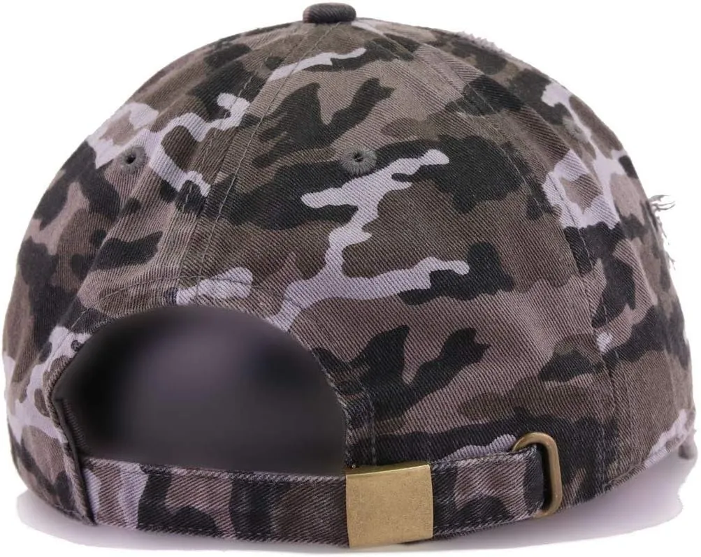USA Embroidered Vintage Baseball Cap Cotton Adjustable Distressed Dad Hat