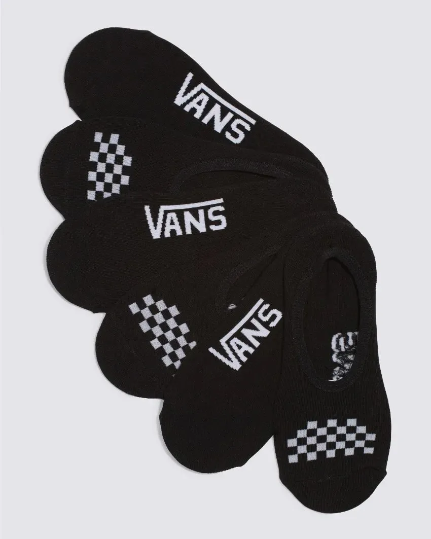 Vans Womens Classic Canoodle Sock 7-10 3 Pack Black