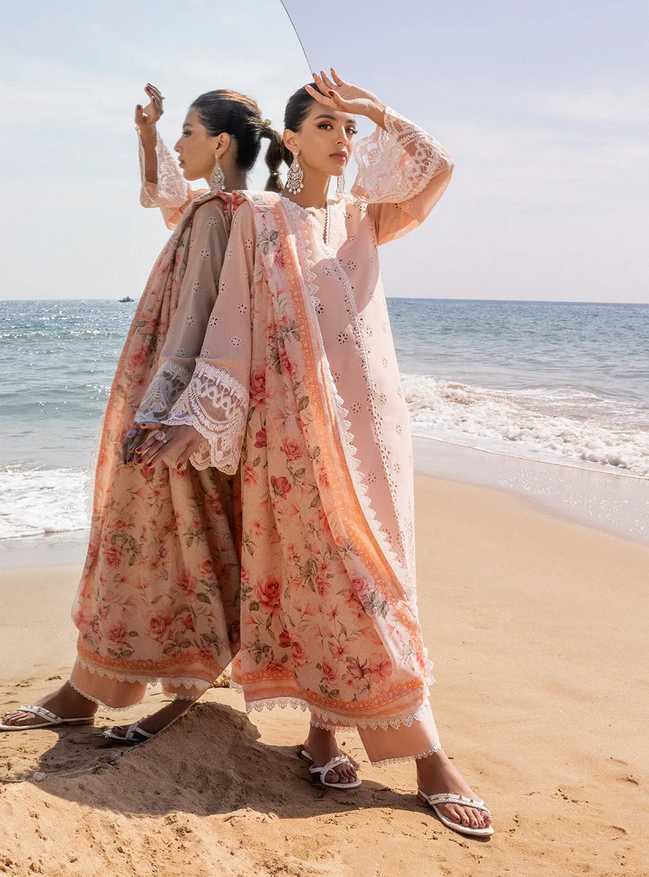 Zainab Chottani Chikankari Luxury Lawn Collection 2024 – Nora - 2A