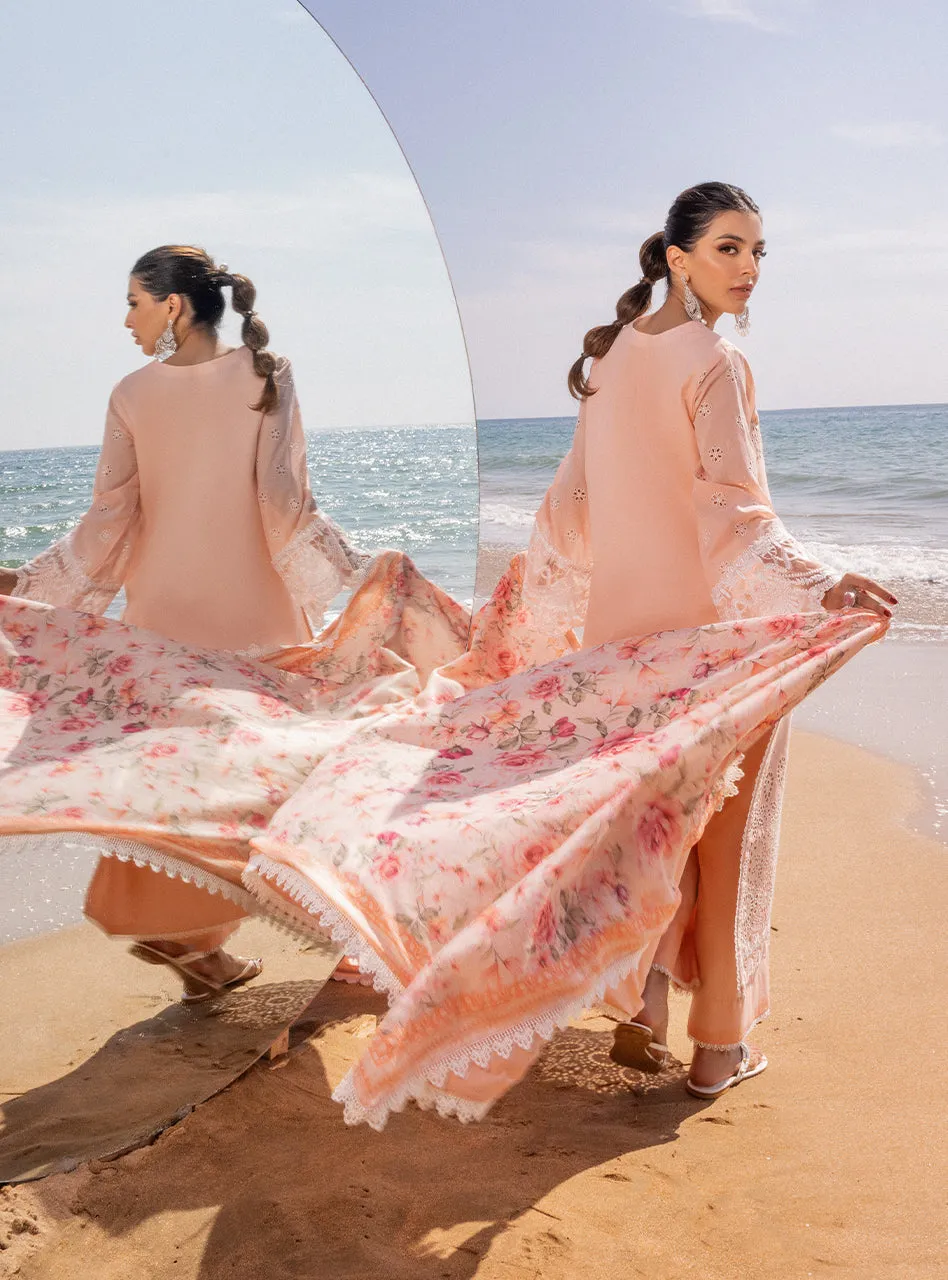 Zainab Chottani Chikankari Luxury Lawn Collection 2024 – Nora - 2A