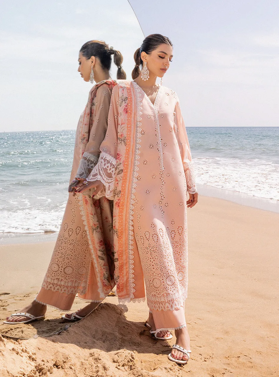 Zainab Chottani Chikankari Luxury Lawn Collection 2024 – Nora - 2A