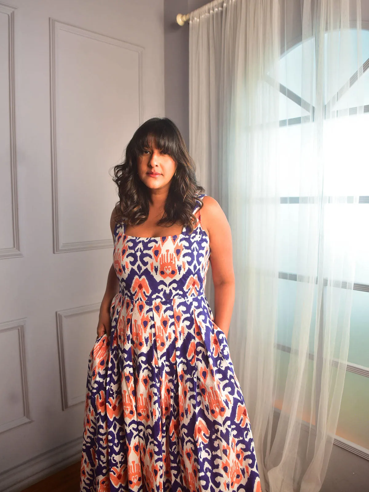 Zia Pleated dress